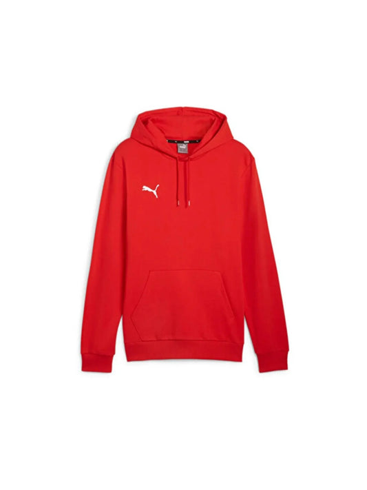Hanorac Puma Unisex Roșu cu Glugă și Logo Alb