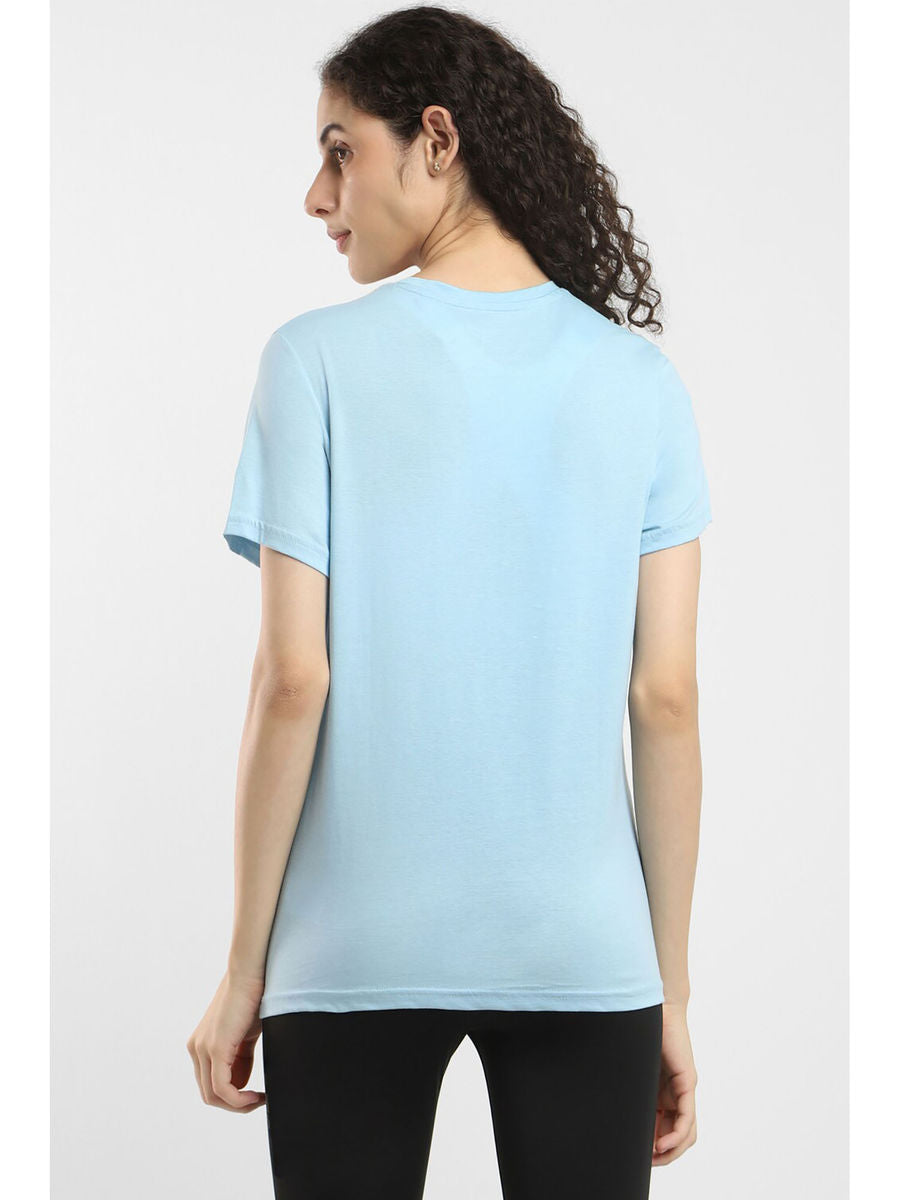 Tricou Reebok Logo Albastru Deschis Femei
