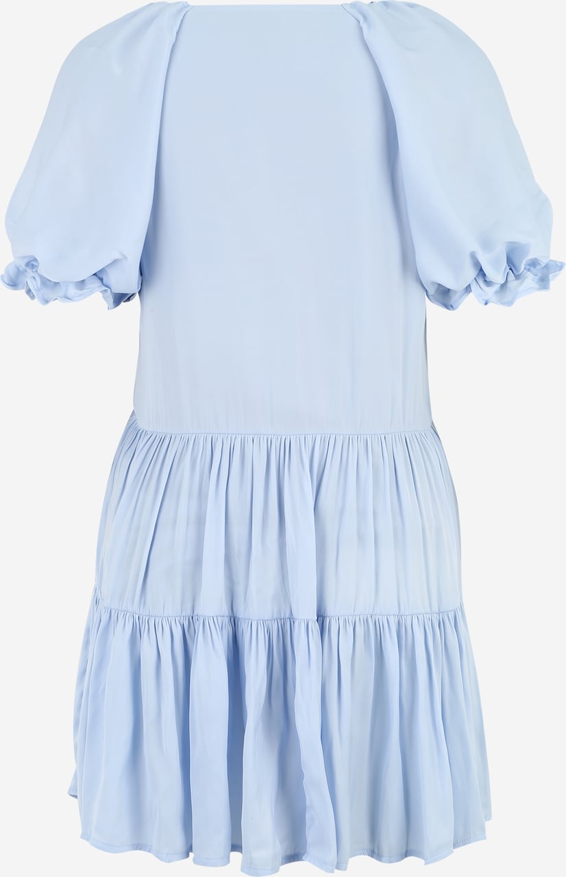 Rochie puff sleeve plunge tiered smock dre Puff Sleeve Misspap pentru femei