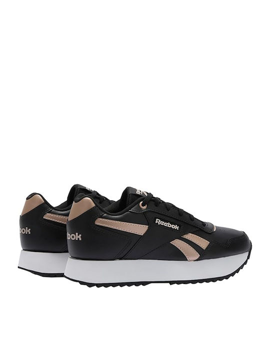 Reebok Sneakers Negri cu Detalii Bej și Talpă Contrastantă