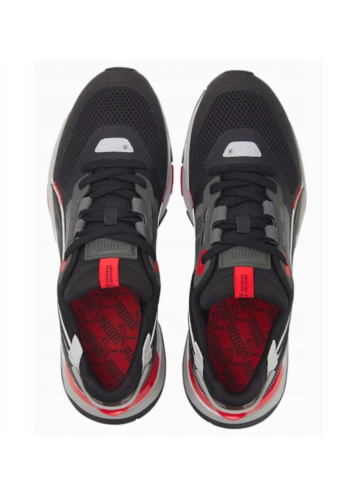 Sneakers Puma Performance Negri Unisex cu Accente Roșii și Gri