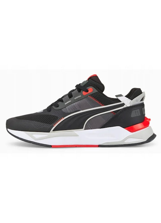 Sneakers Puma Performance Negri Unisex cu Accente Roșii și Gri