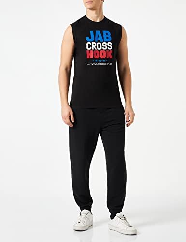Maiou Adidas Boxing Jab Cross Hook Negru