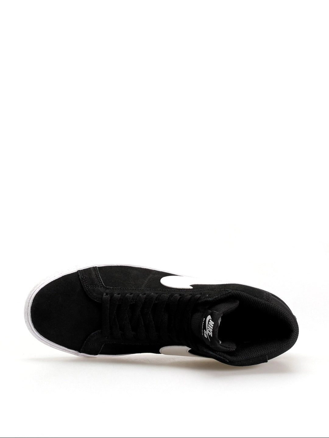 Nike SB Blazer Mid – Sneakers Unisex din Piele Întoarsă Negru/Alb
