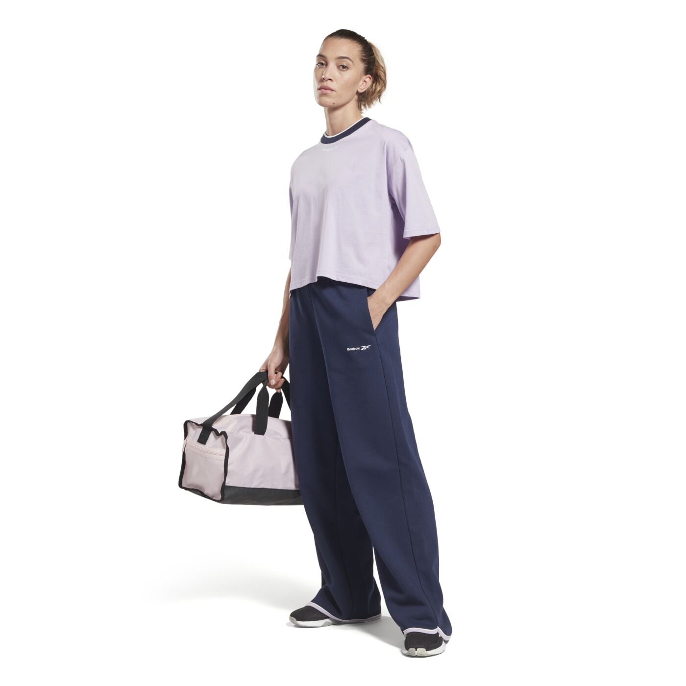 Tricou Reebok Crop Lila Femei