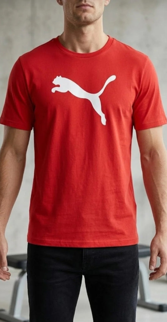 Tricou Puma Logo Roșu Bărbați