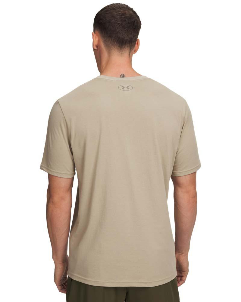 Tricou Under Armour Bărbați Bej, Regular Fit
