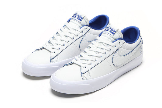 Sneakers Nike Blazer Low GT Alb-Albastru Unisex din Piele Naturală