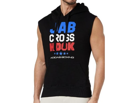 Hanorac Fără Mâneci Adidas Boxing Jab Cross Hook Negru