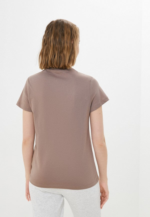 Tricou Reebok Logo Maro Taupe Femei