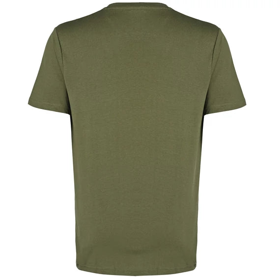 Tricou Kappa Verde Kaki cu Logo Grafic Bărbați