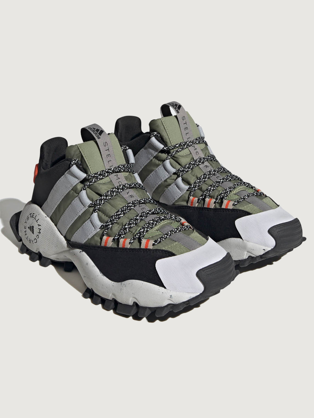 Pantofi Sport Adidas x Stella McCartney Unisex Kaki cu Negru – Sneakers Outdoor