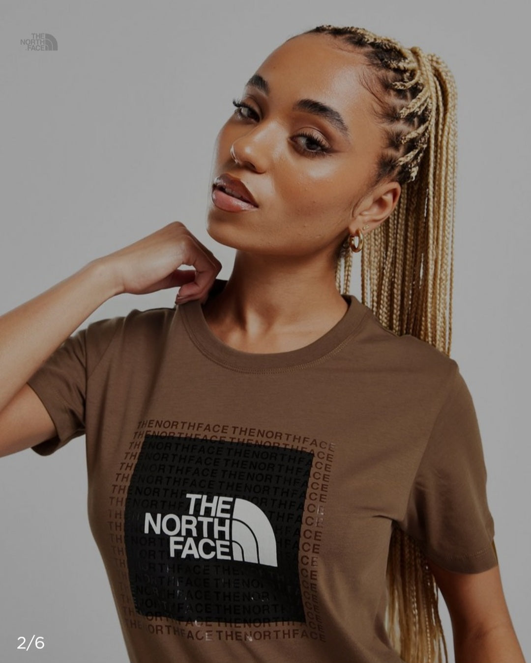 Tricou The North Face Dune Sky Logo Femei Maro