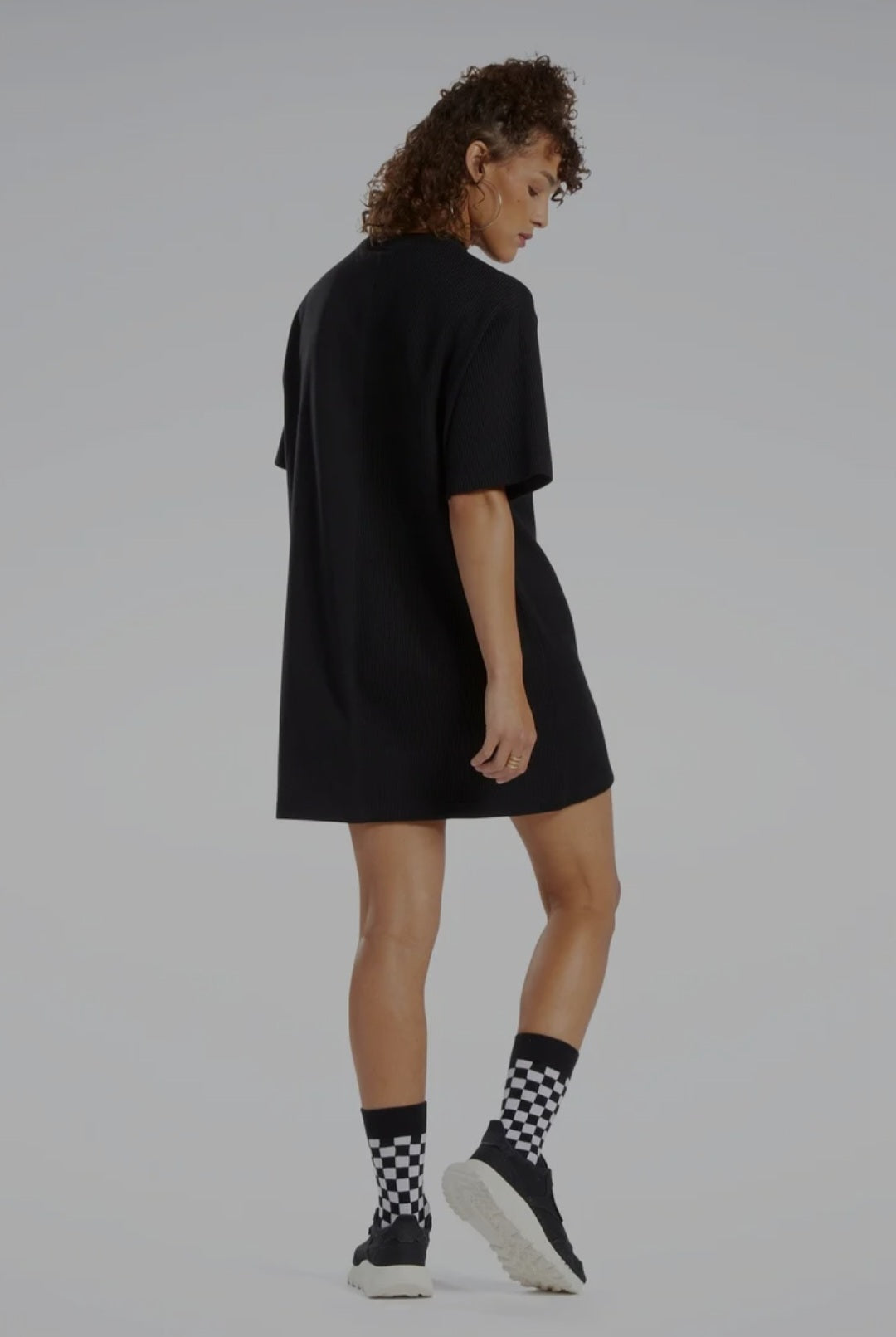 Rochie Tricou Reebok Classics Neagră Damă