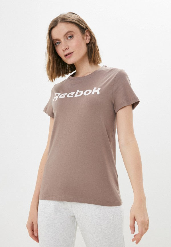 Tricou Reebok Logo Maro Taupe Femei
