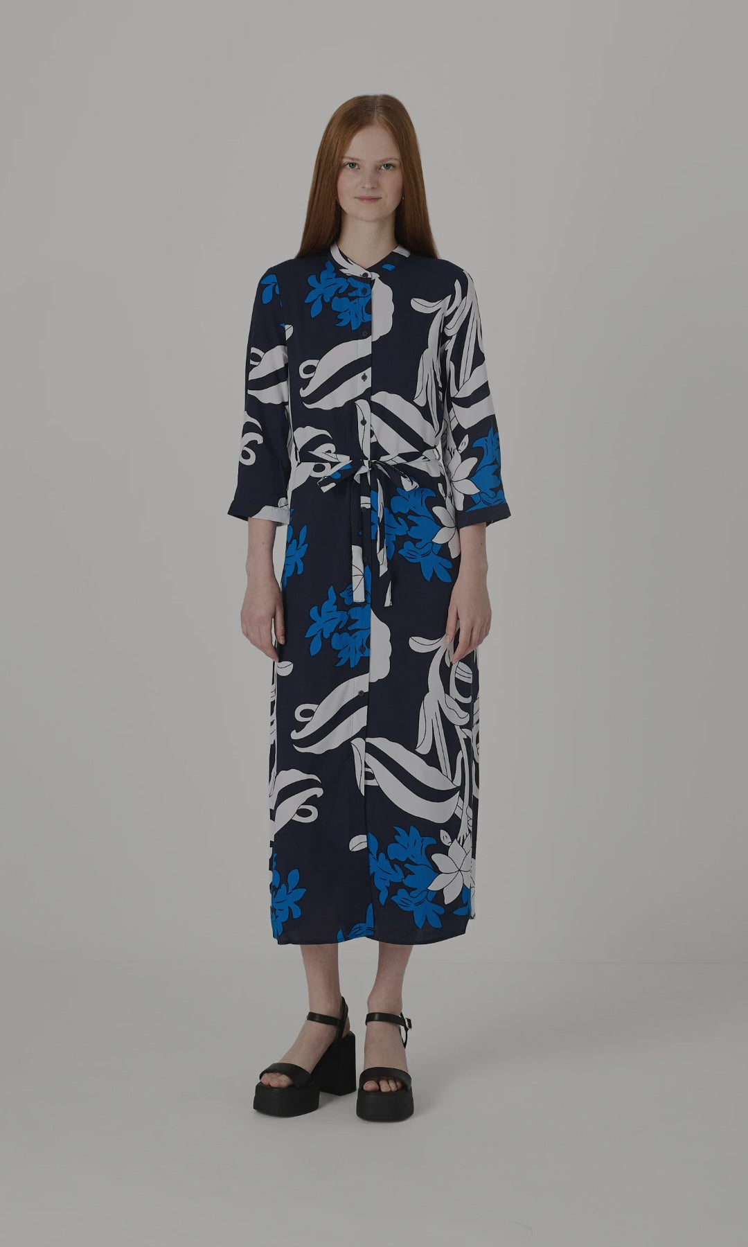 Rochie tip cămașă, cu mâneci 3/4 Vero Moda pentru femei