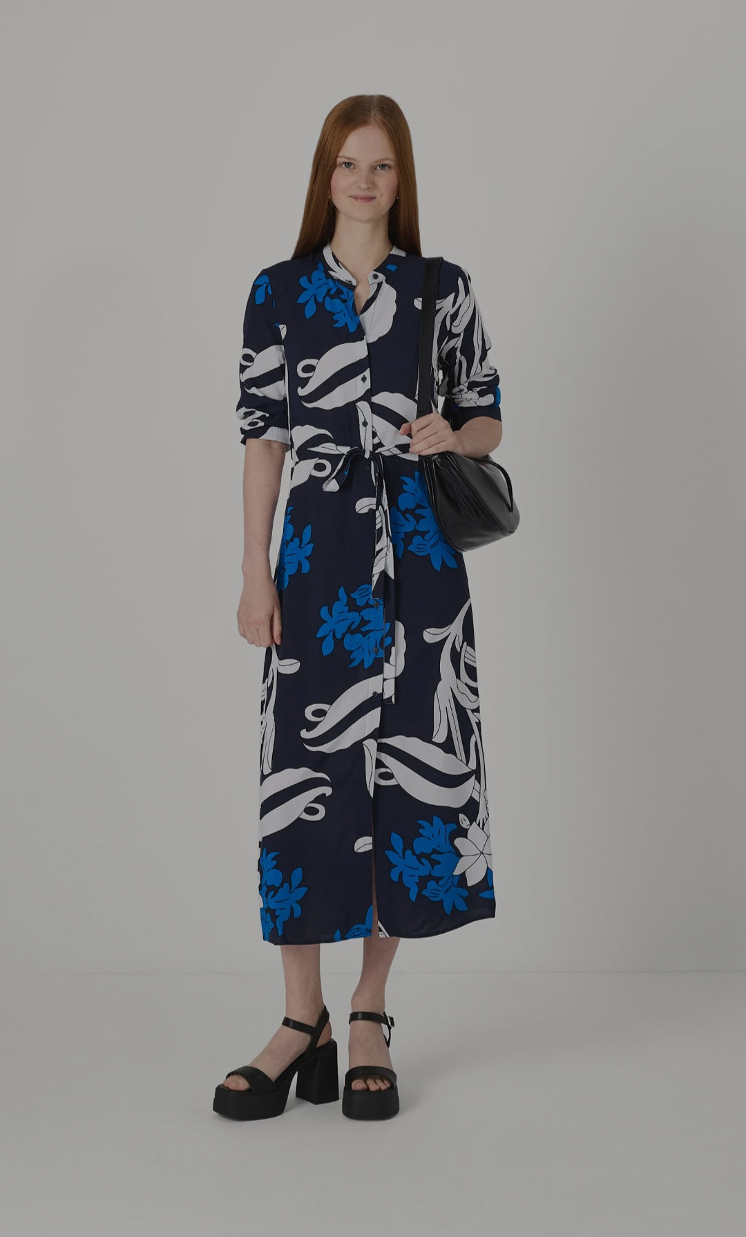 Rochie tip cămașă, cu mâneci 3/4 Vero Moda pentru femei