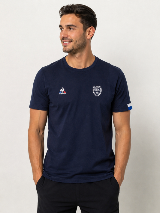 Tricou Le Coq Sportif ESTAC Troyes Bleumarin Bărbați