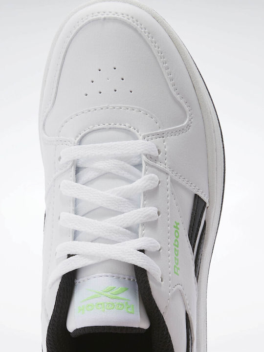 Reebok Sneakers Unisex Alb cu Detalii Negre și Verzi