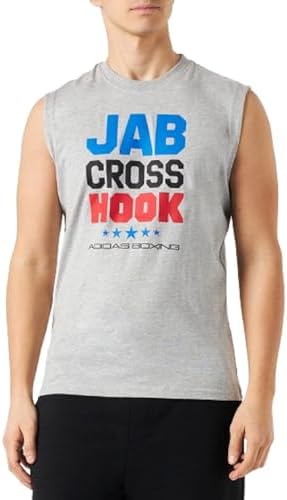 Maiou Adidas Boxing Jab Cross Hook Gri