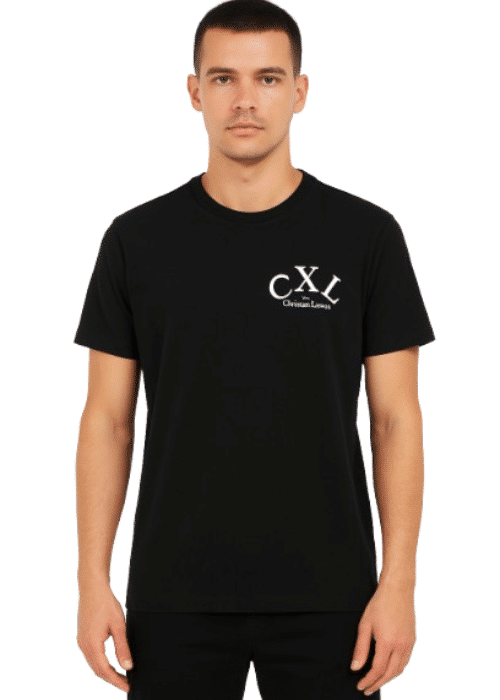 Tricou Christian Lacroix CXL Logo Negru Bărbați
