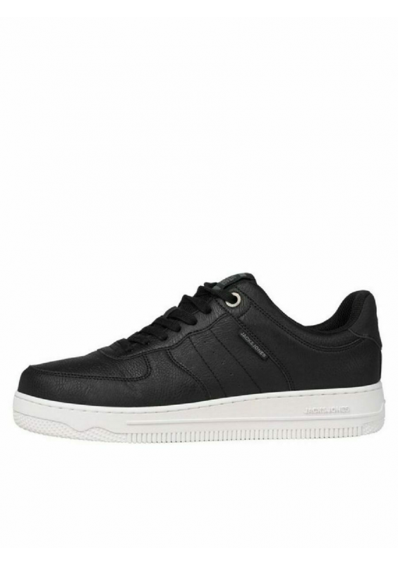 Jack & Jones Sneakers Negri cu Talpă Albă – Pantofi Casual