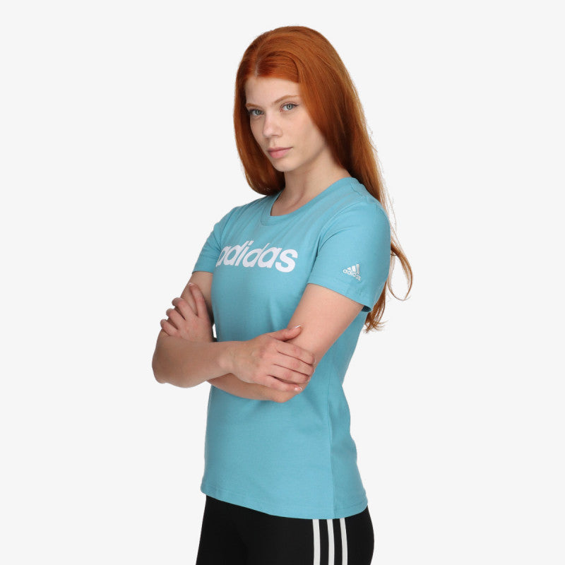 Tricou Adidas Essentials Logo Albastru Damă