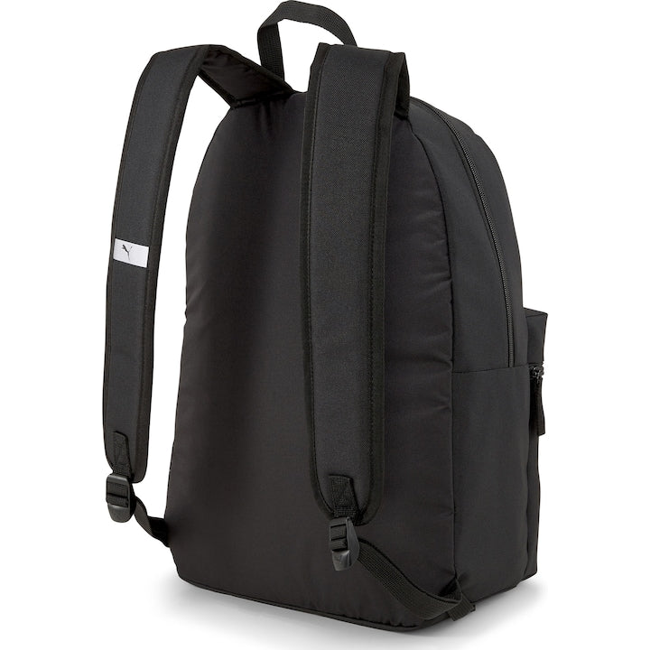 Rucsac Puma Unisex Negru cu Detalii Roșii, Buzunar Frontal și Bretele Ajustabile