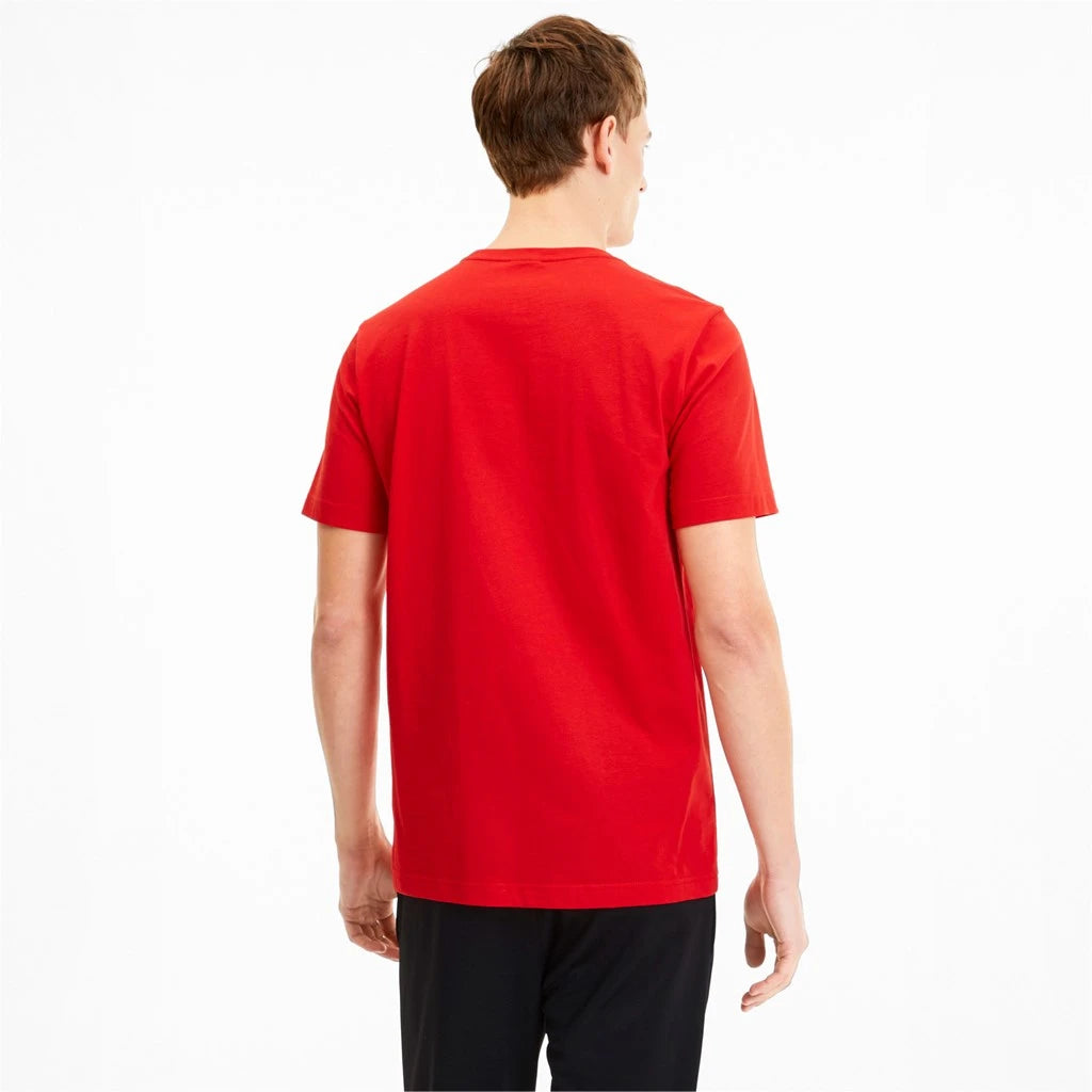 Tricou Puma Essentials Logo Roșu Bărbați