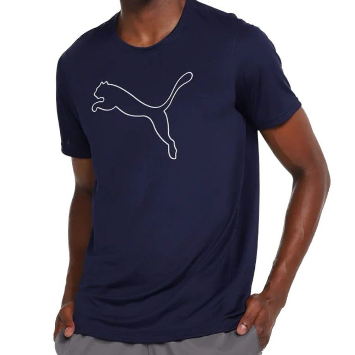 Tricou Puma Cat Logo Bleumarin Bărbați