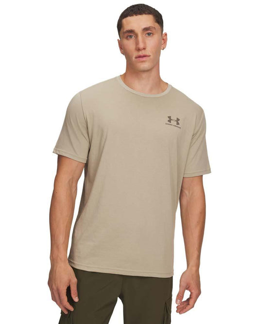 Tricou Under Armour Bărbați Bej, Regular Fit