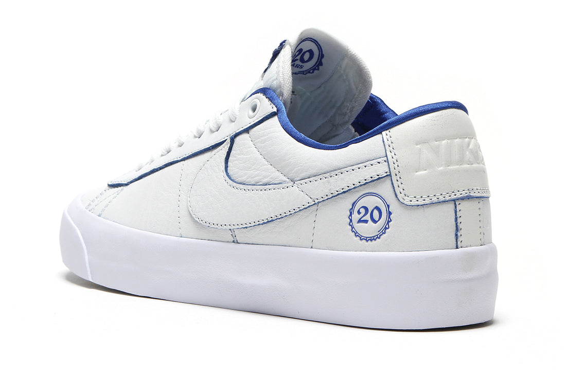 Sneakers Nike Blazer Low GT Alb-Albastru Unisex din Piele Naturală