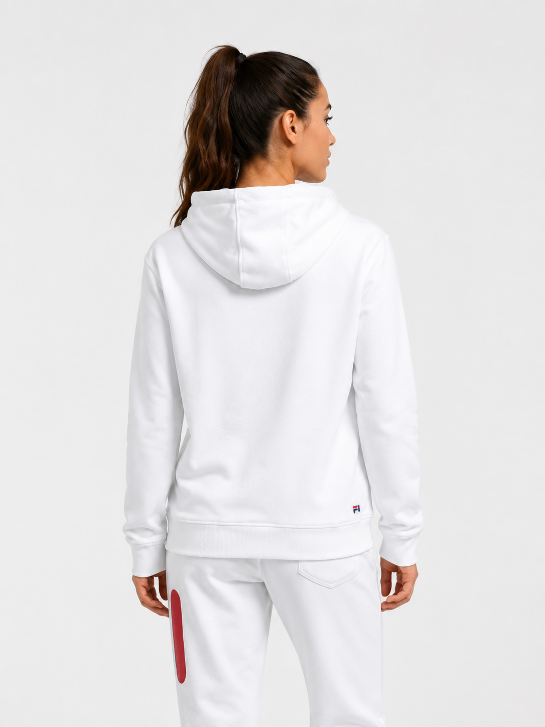 Hanorac FILA Unisex Alb cu Logo