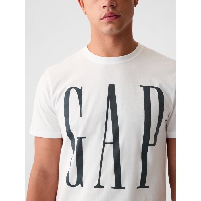 Tricou GAP Bărbați Alb cu Logo