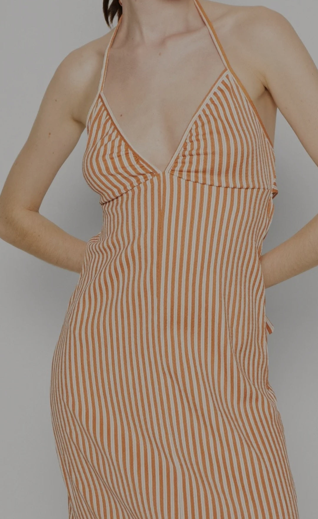Rochie maxi Anna Field pentru femei, portocalie