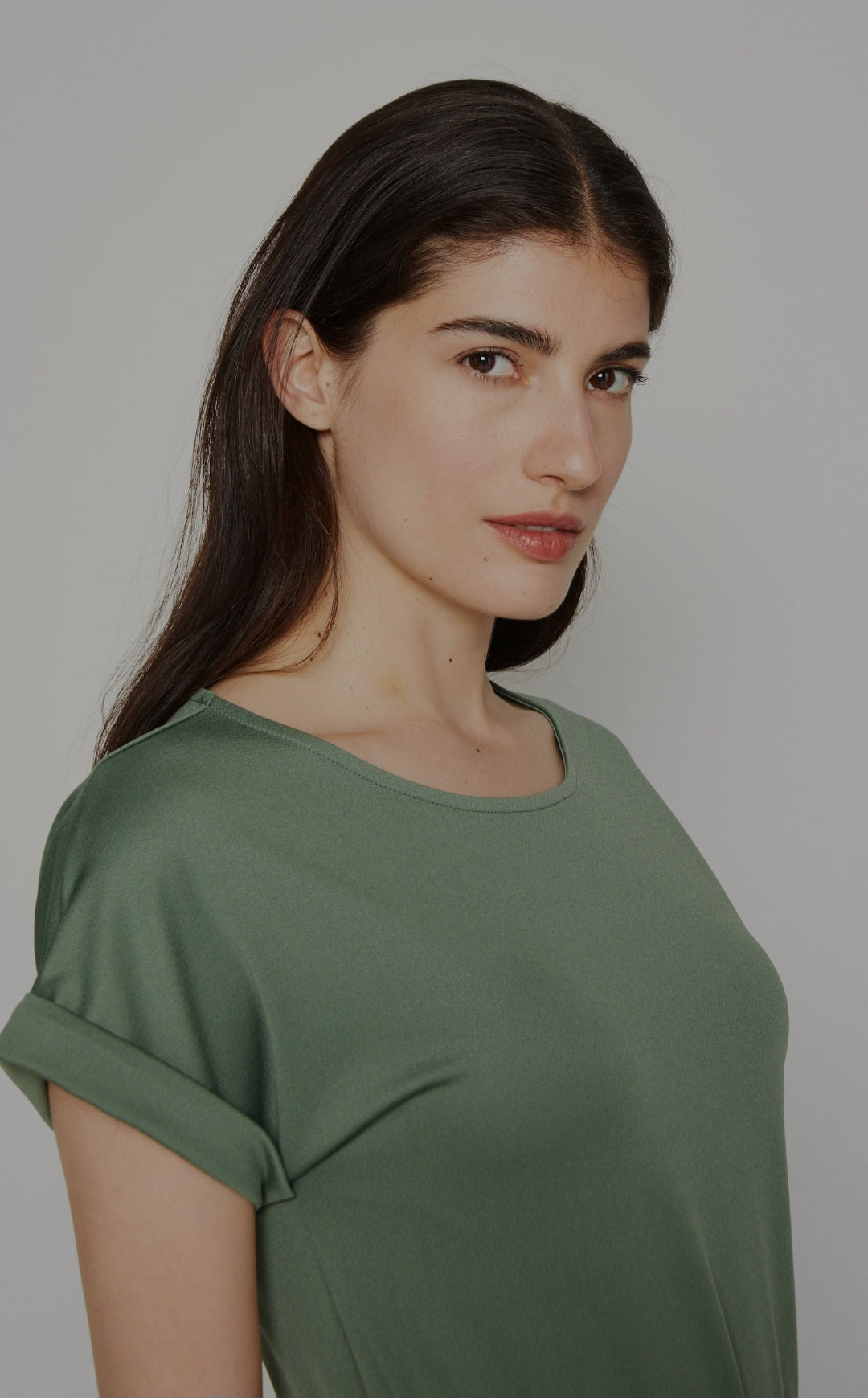 Rochie mini cu mâneci integrate și curea împletită Anna Field pentru femei, verde