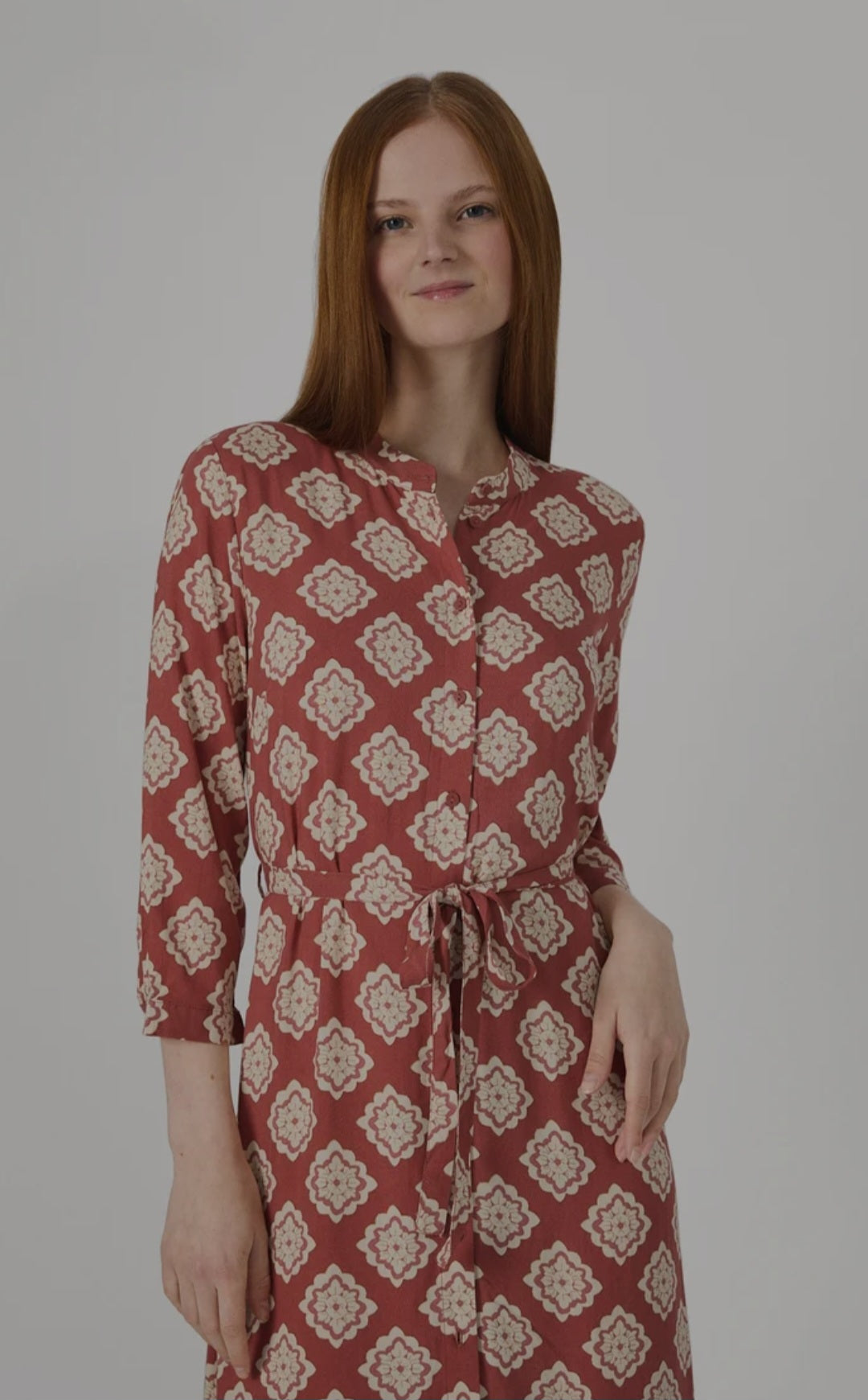 Rochie tip cămașă, cu mâneci 3/4 Vero Moda pentru femei