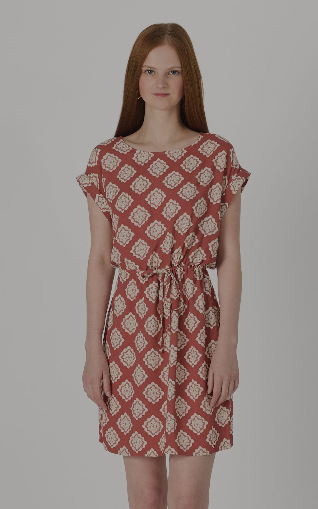 Rochie cu mâneci scurte, cu legături, scurtă Vero Moda pentru femei