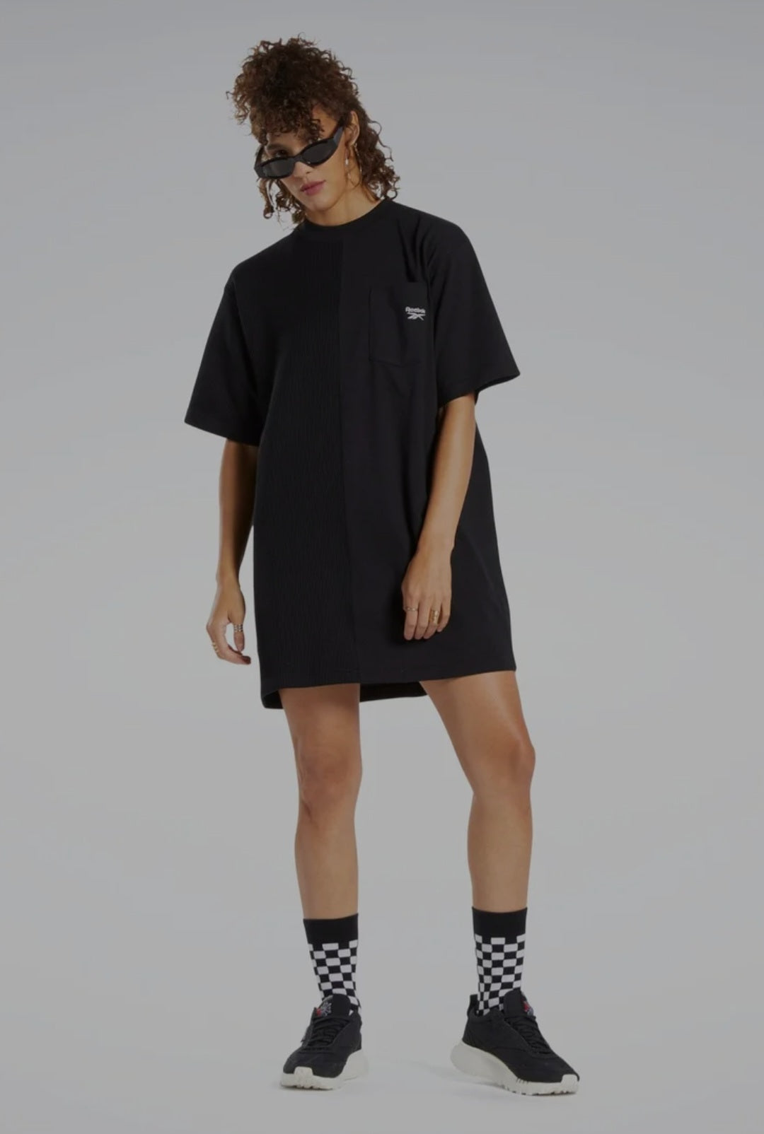 Rochie Tricou Reebok Classics Neagră Damă