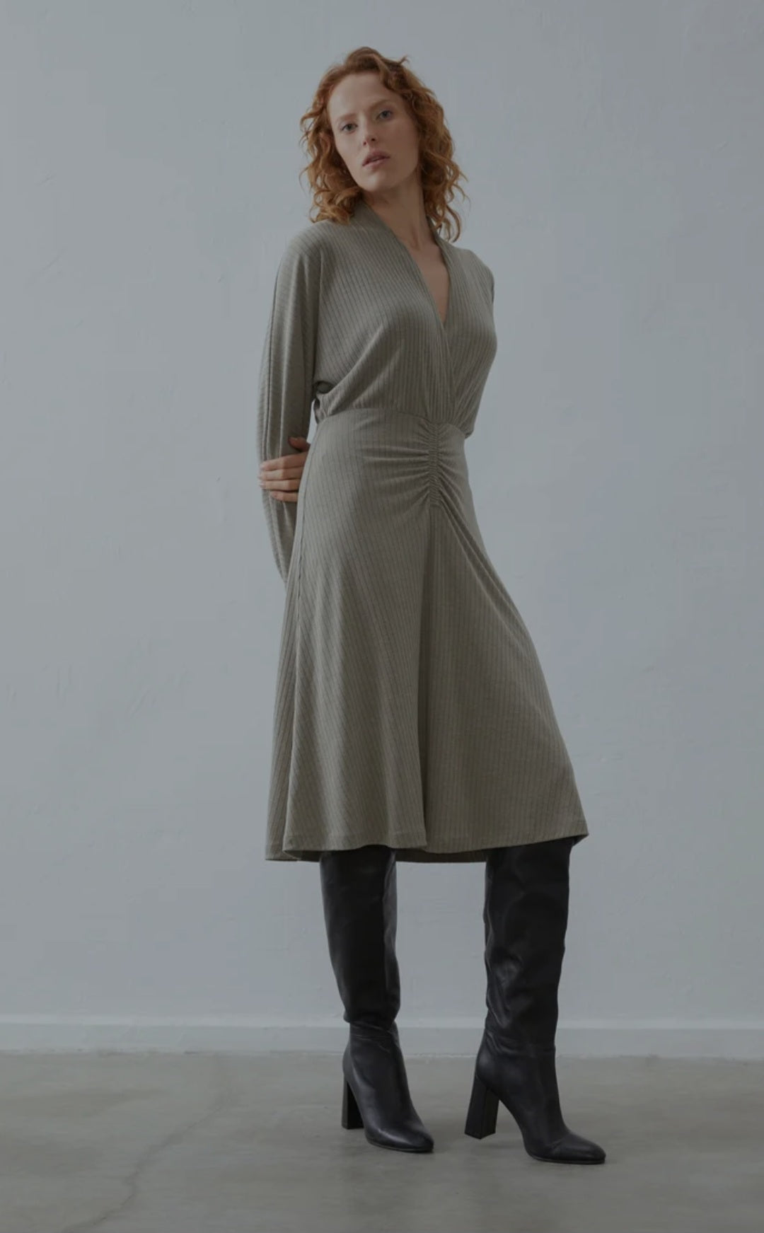Rochie Anna Field pentru femei, kaki