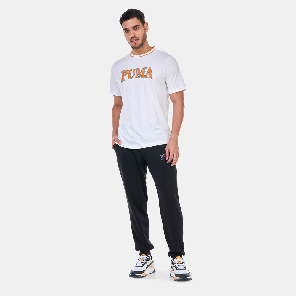 Tricou Puma Bărbați Alb cu Logo