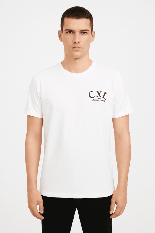 Tricou Christian Lacroix CXL Logo Alb Bărbați