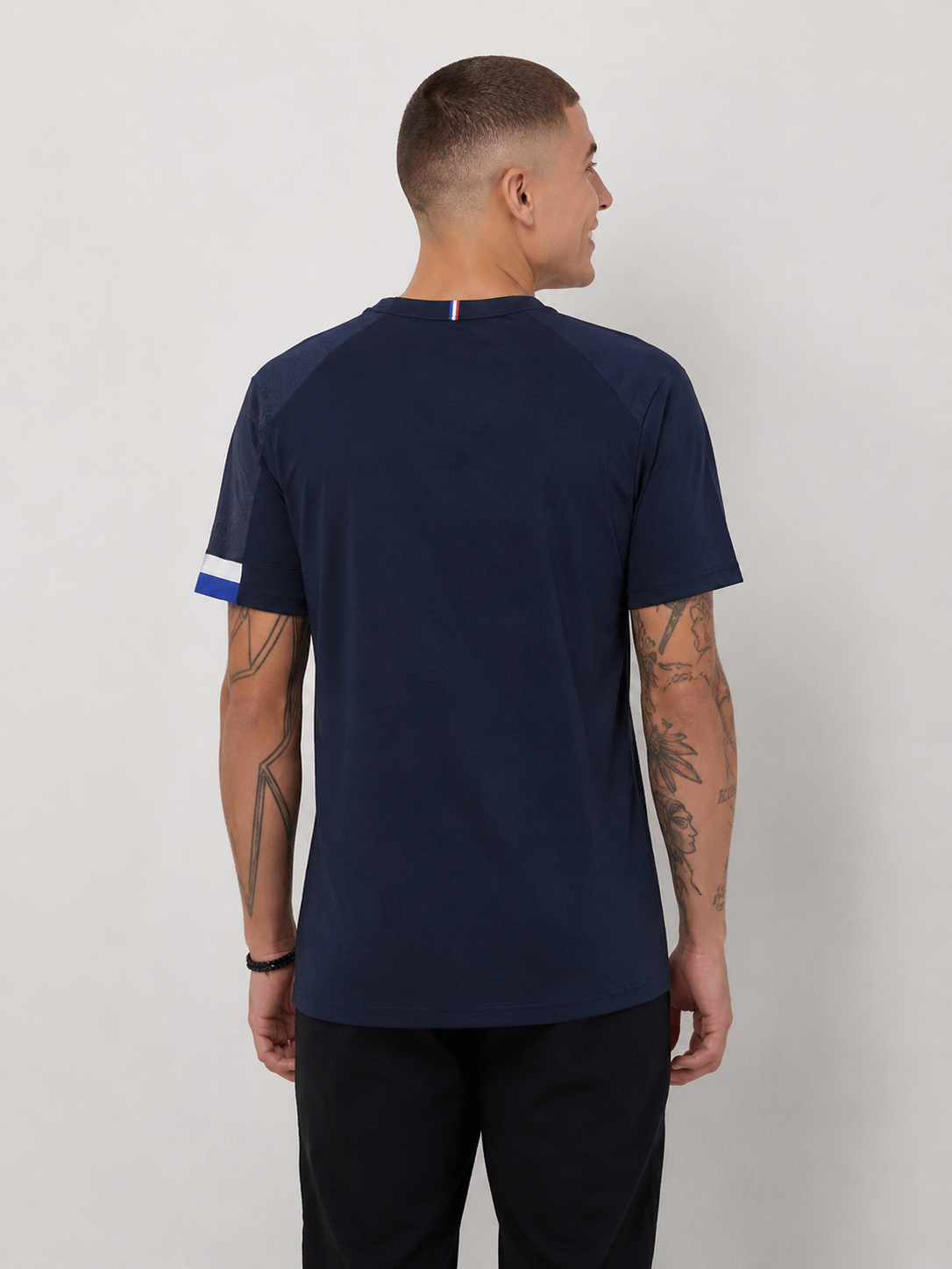 Tricou Le Coq Sportif ESTAC Troyes Bleumarin Bărbați