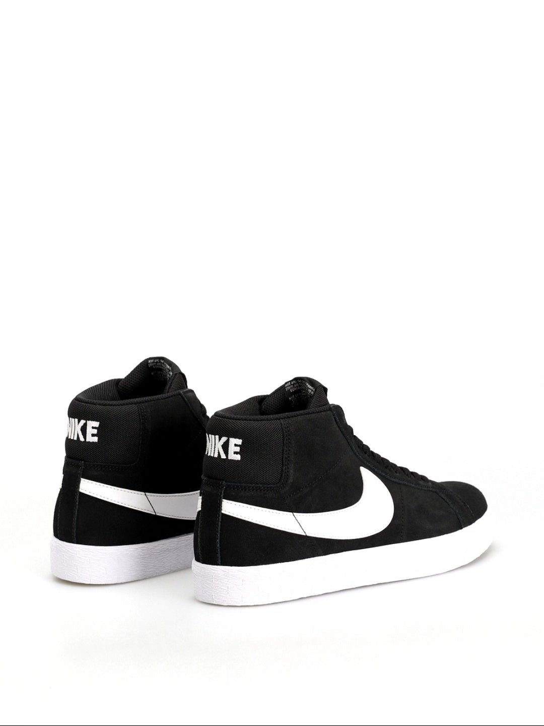 Nike SB Blazer Mid – Sneakers Unisex din Piele Întoarsă Negru/Alb
