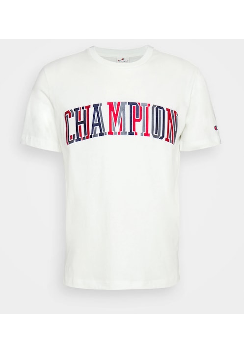 Tricou Champion Collegiate Logo Alb Unisex