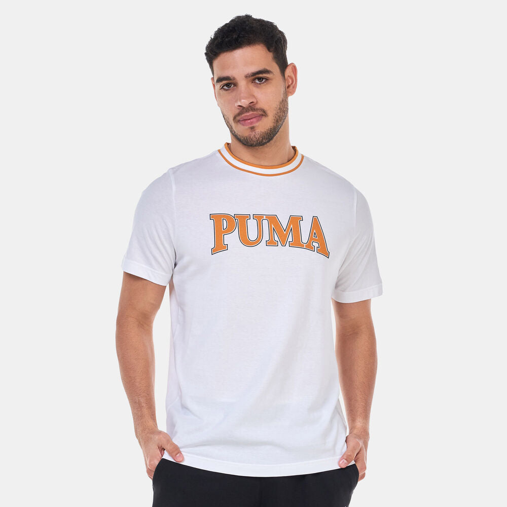 Tricou Puma Bărbați Alb cu Logo