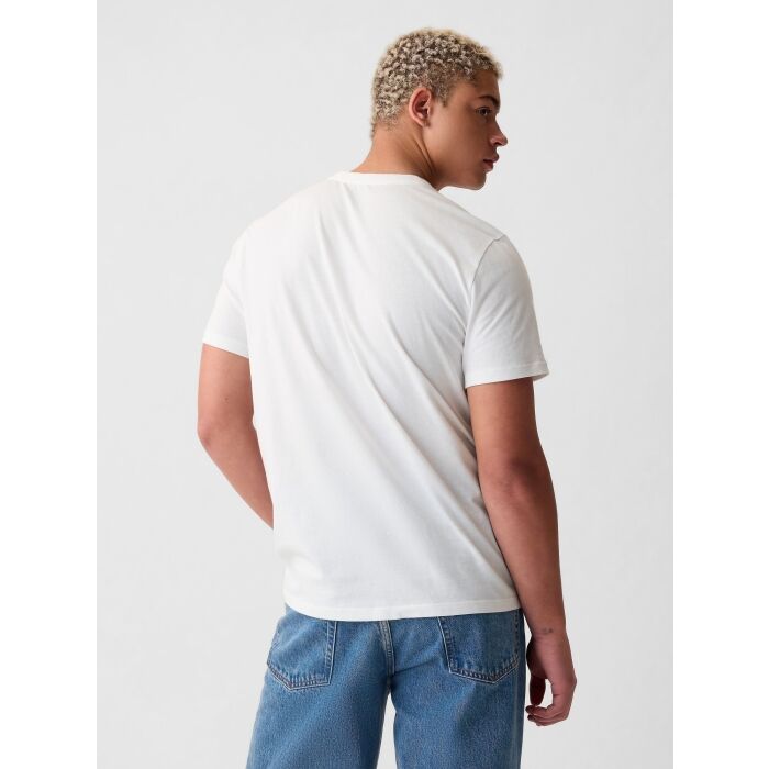 Tricou GAP Bărbați Alb cu Logo