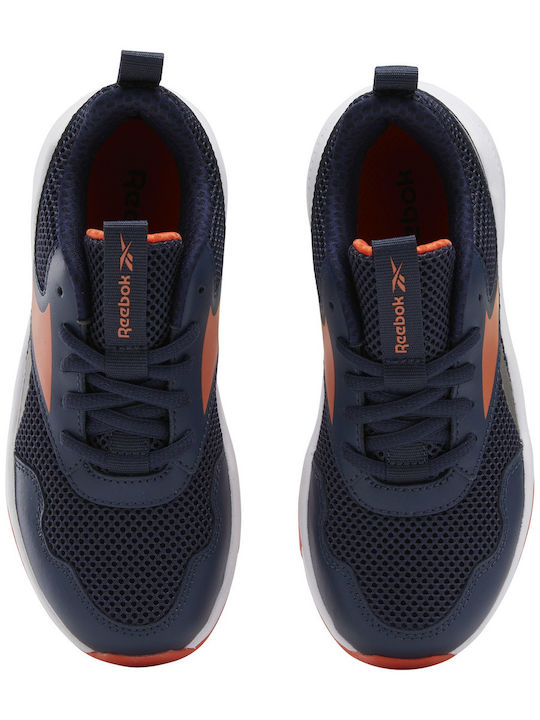 Sneakers Reebok Sport Bleumarin Unisex cu Accente Portocalii
