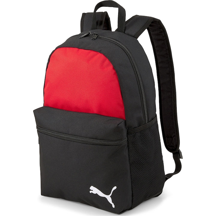 Rucsac Puma Unisex Negru cu Detalii Roșii, Buzunar Frontal și Bretele Ajustabile