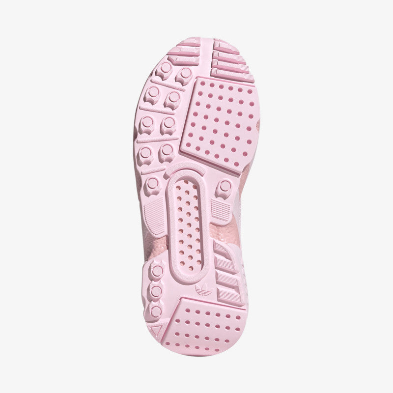 Adidas ZX 22 Boost – Sneakers Roz cu Accente Portocalii